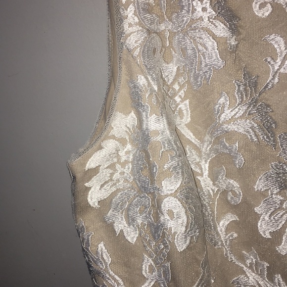 Cream Prom Dress - Picture 2 of 2